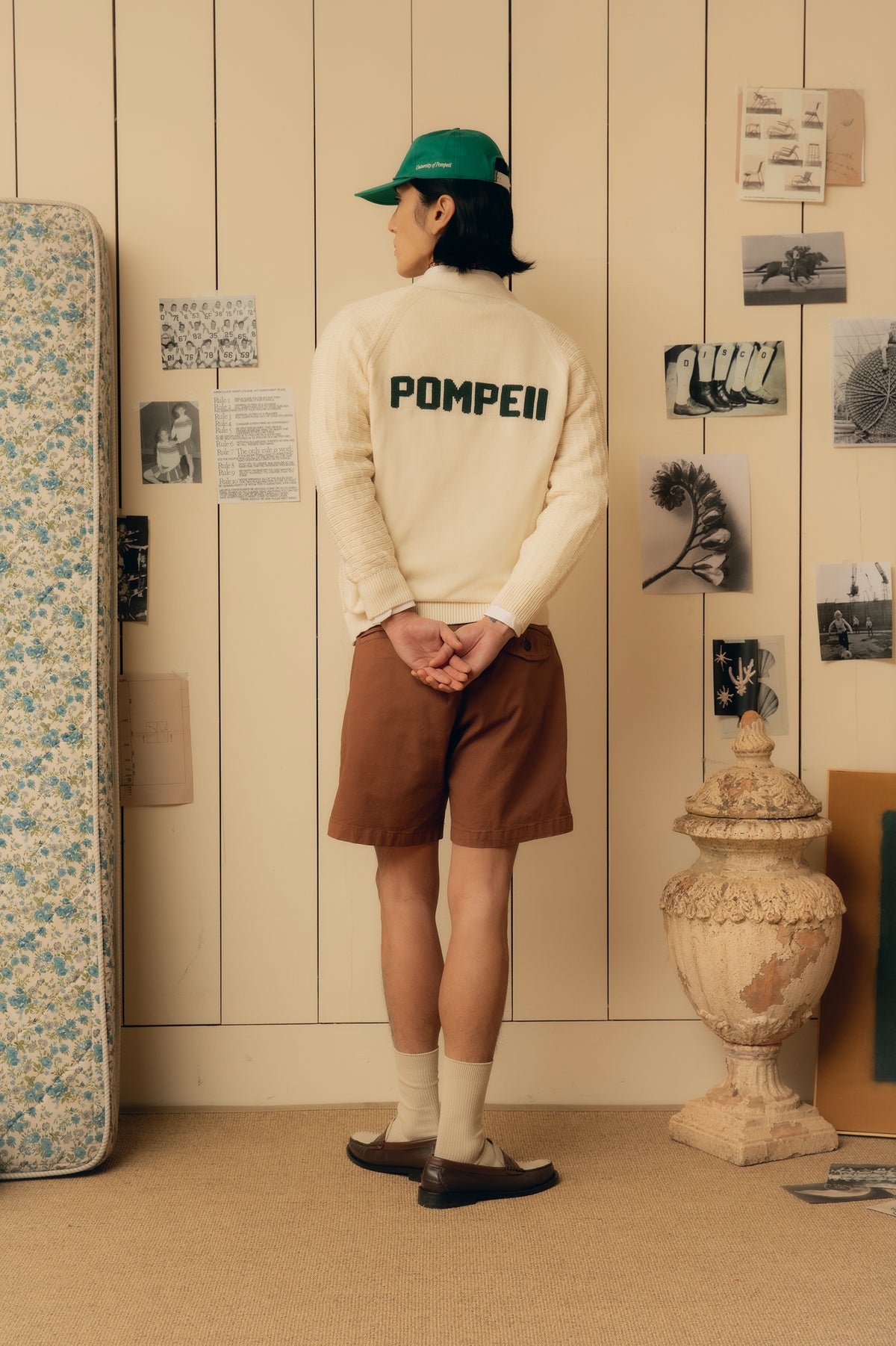 POMPEII ECRU ECRU KNIT CARDIGAN