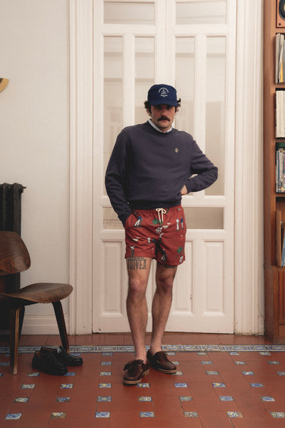 GOLF RUBY RED SWIM TRUNKS
