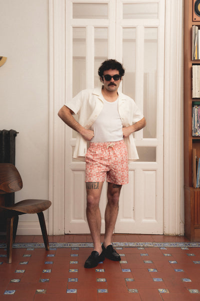 MEDITERRANEAN TILE ASTRO SWIM TRUNKS