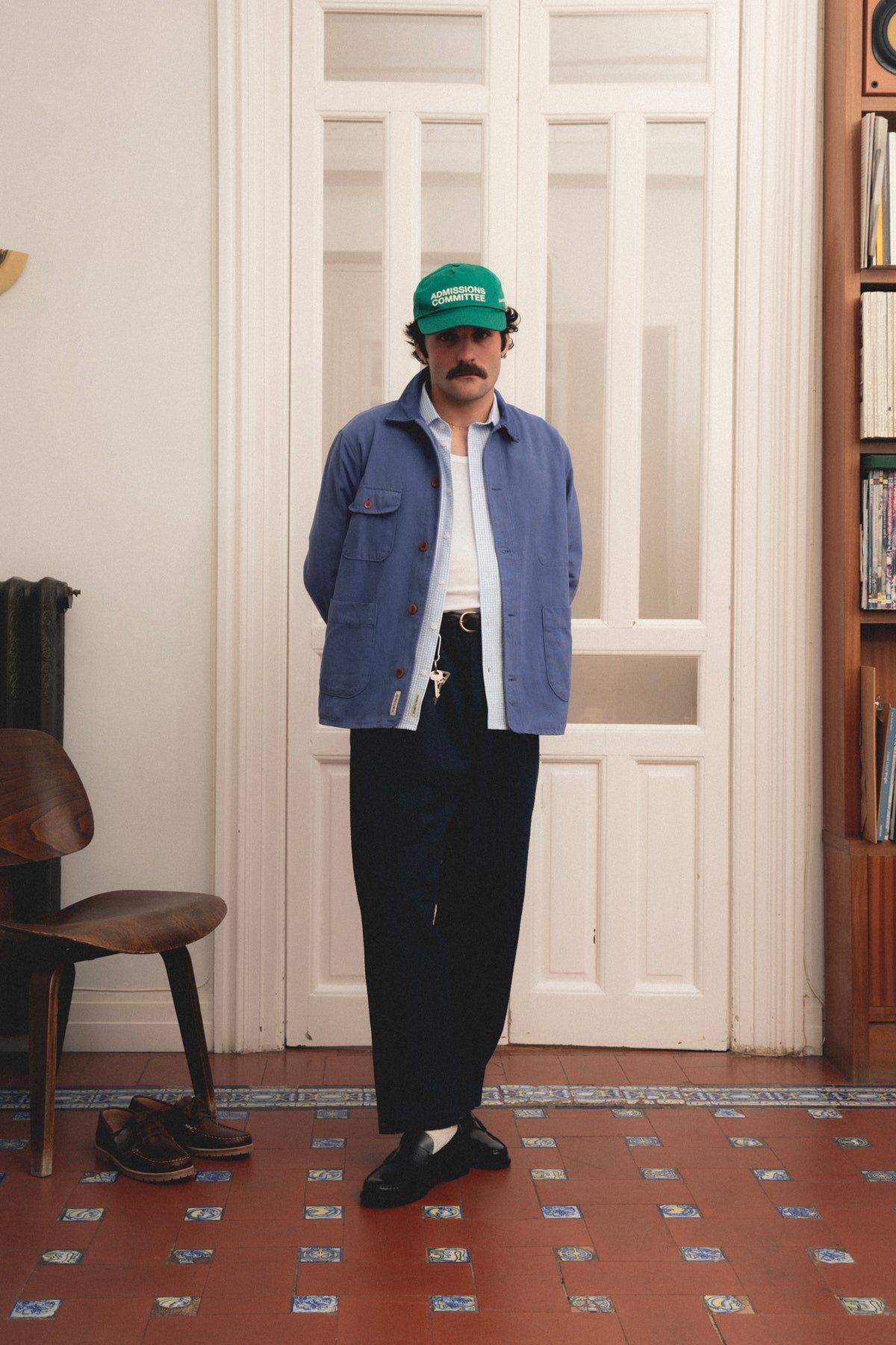INDIGO CANVAS CHORE JACKET