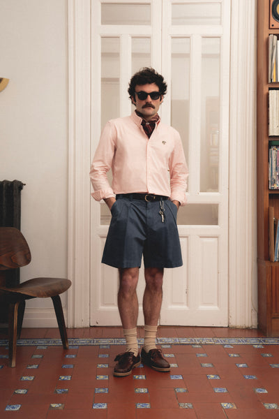 EMILIO LIGHT PINK COTTON SHIRT