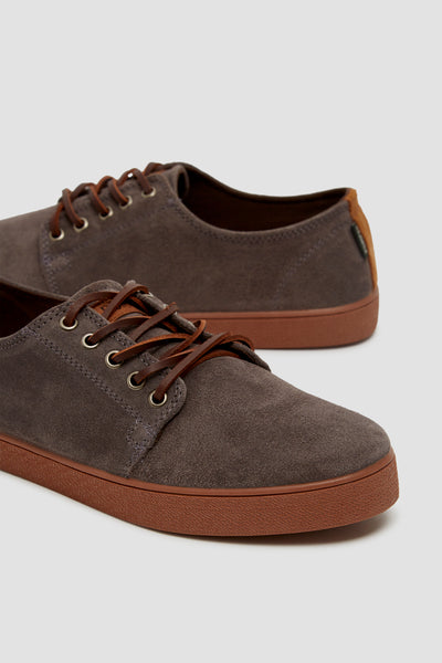 HIGBY SUEDE HYDRO GREY MUSHROOM