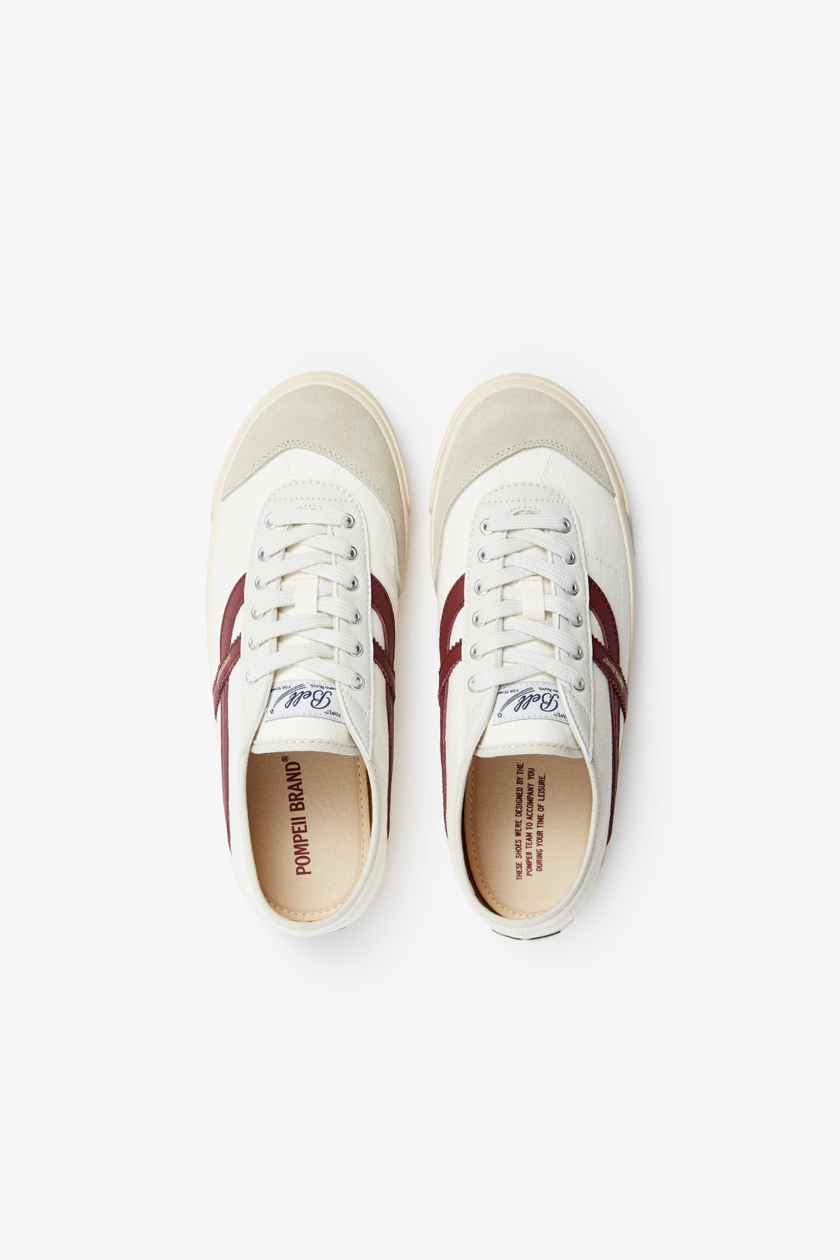 BELL CANVAS ECRU ECRU BURGUNDY WO