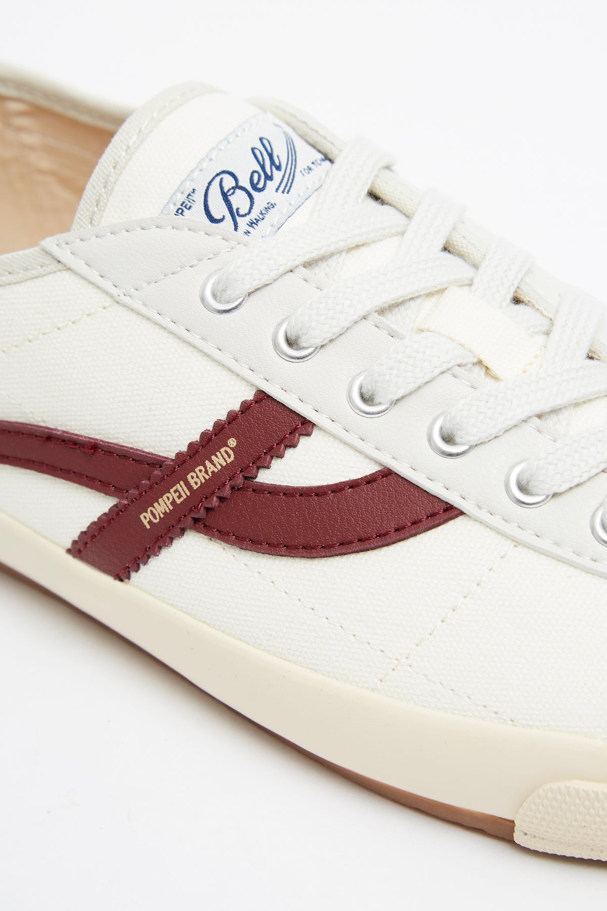 BELL CANVAS ECRU ECRU BURGUNDY WO