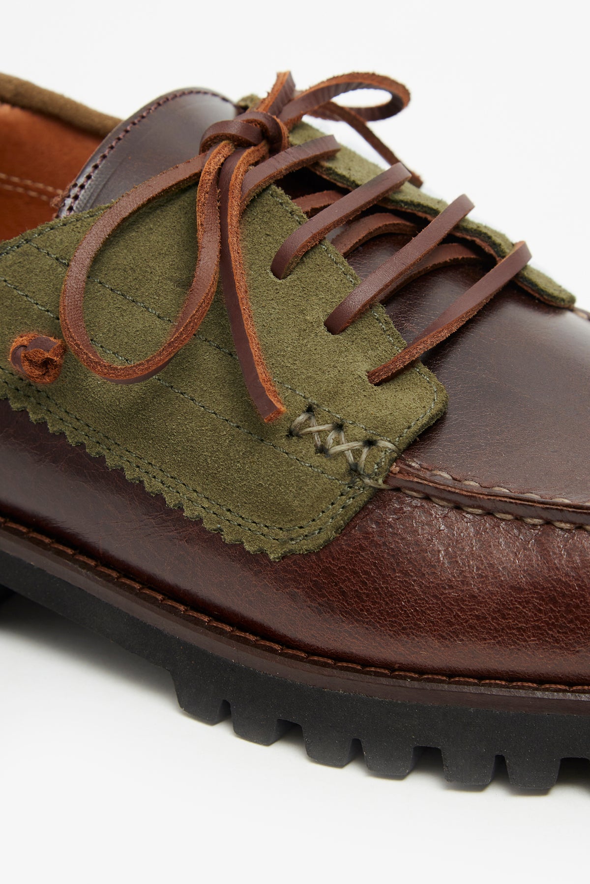 BRISTOL LEDER BRAUN KHAKI