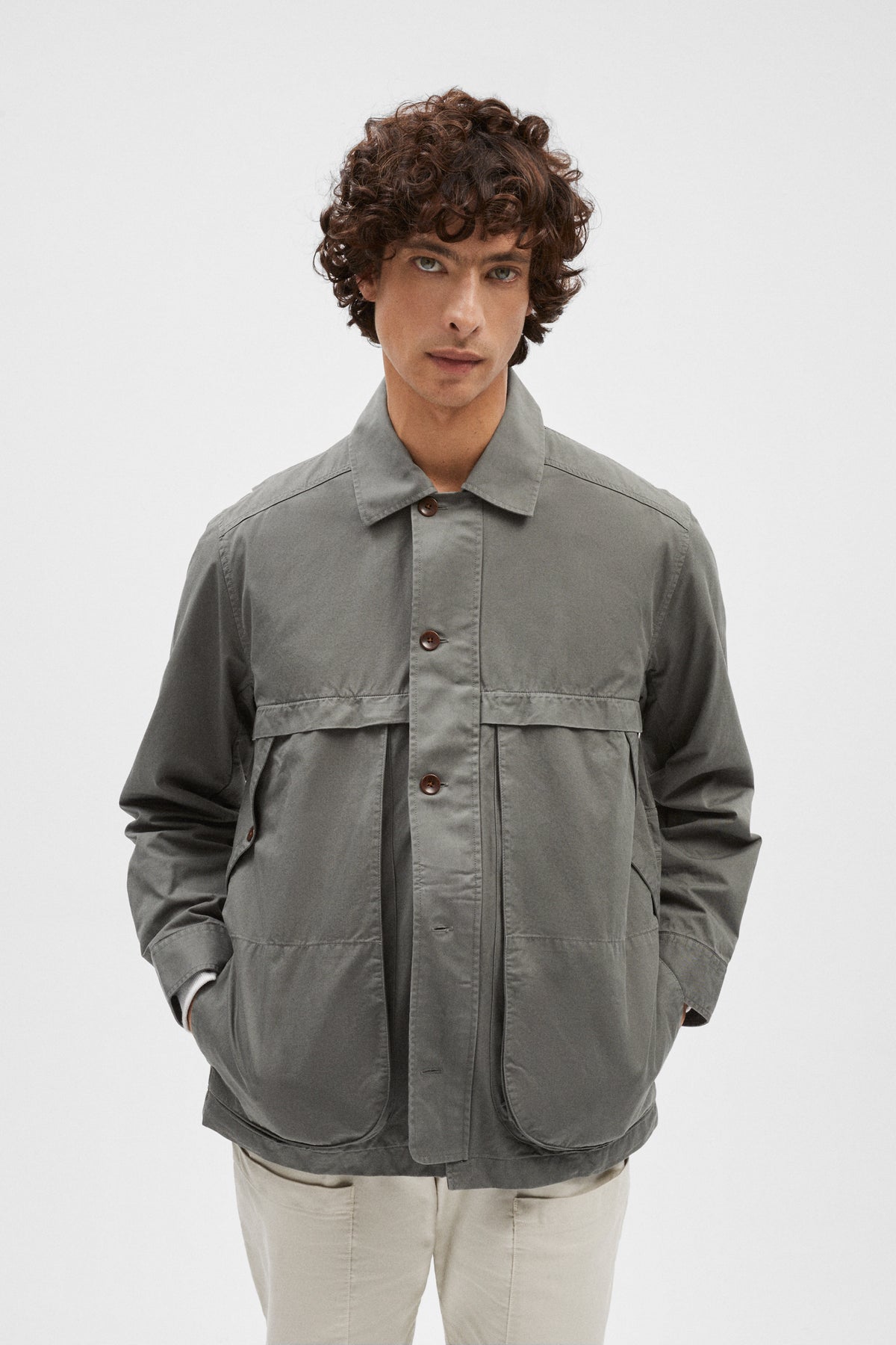 CHARCOAL LIGHT FIELD JACKET