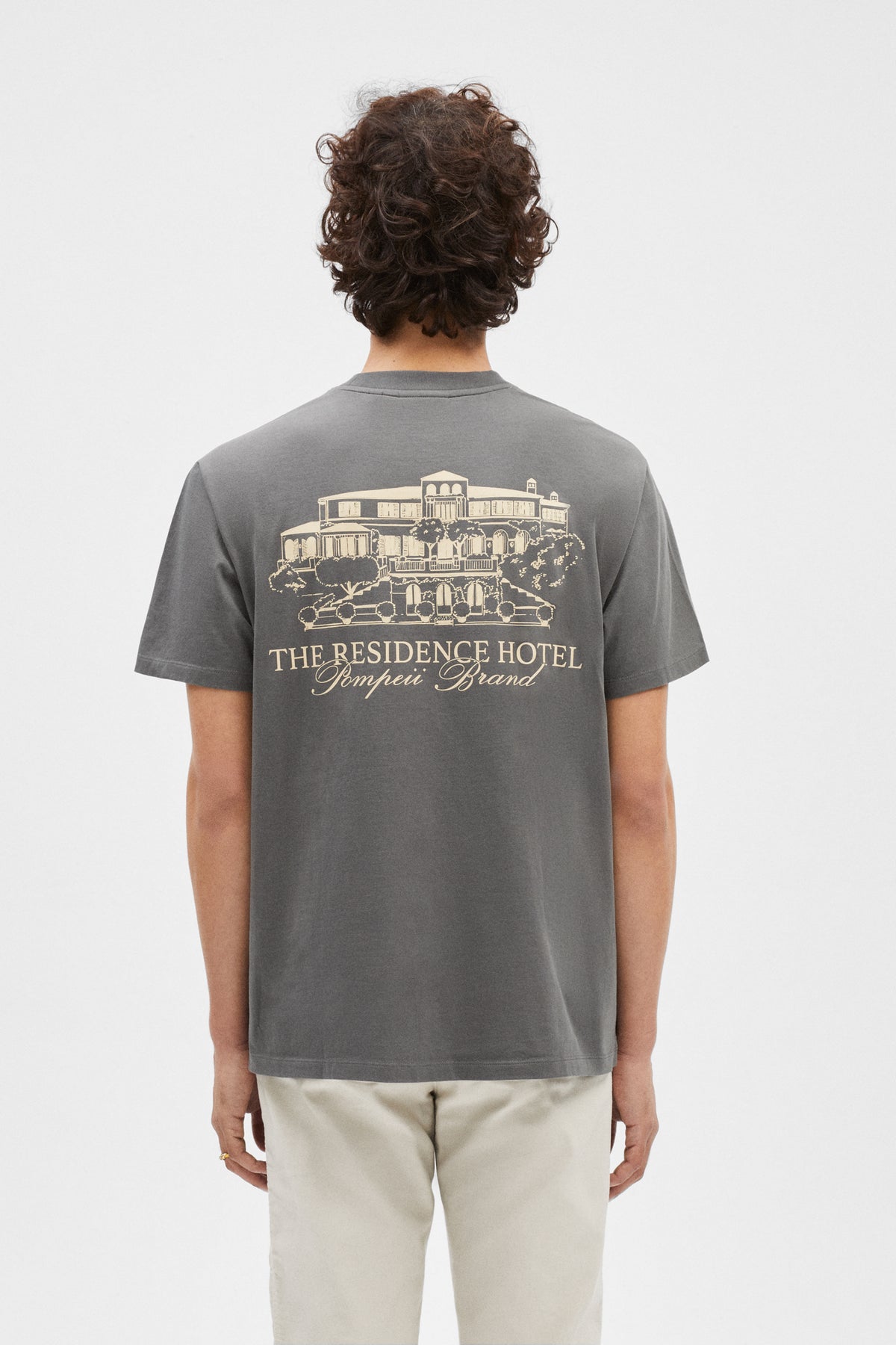 CHARCOAL RESIDENZ GRAFIK-T-SHIRT