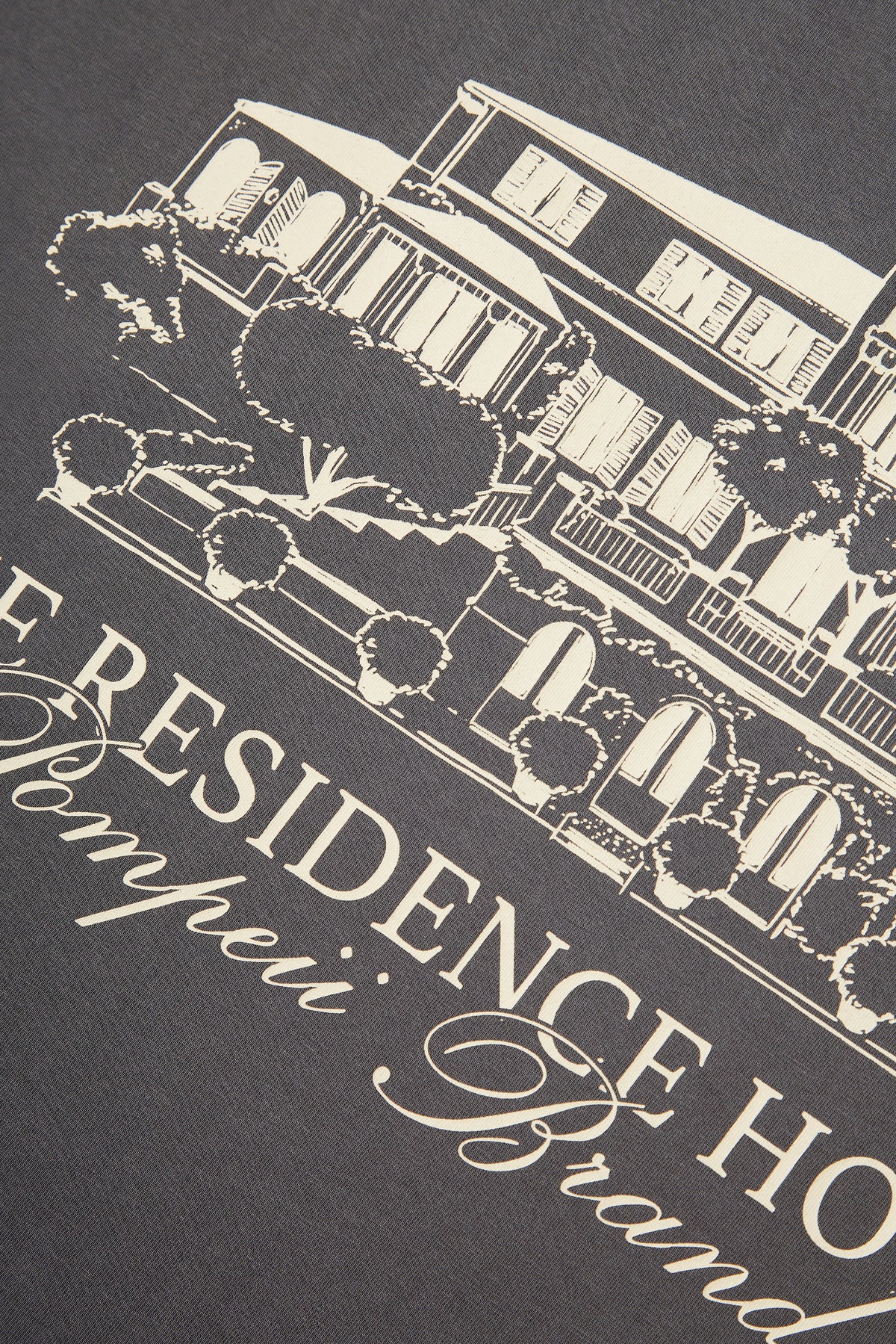 CHARCOAL RESIDENCE GRAPHIC TEE