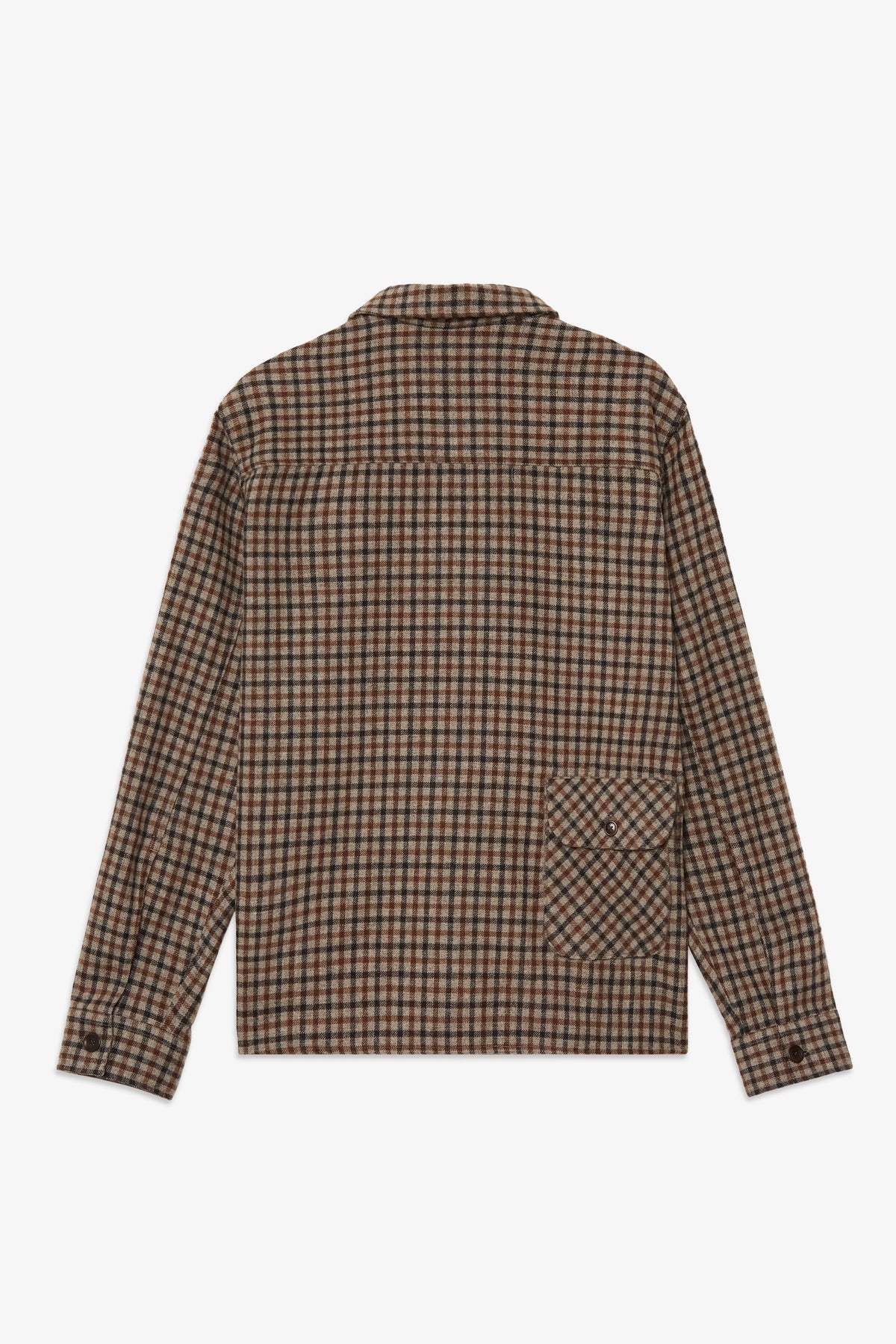 CHECK WOOL CHORE JACKET