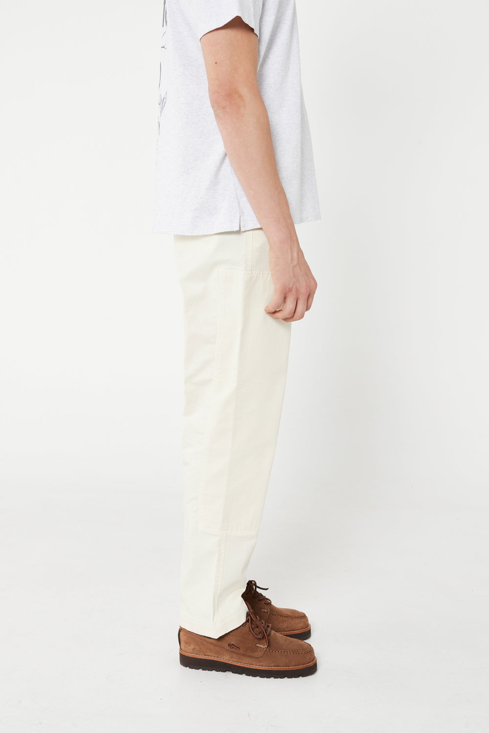 CREAM CONTRAST TREK TROUSER