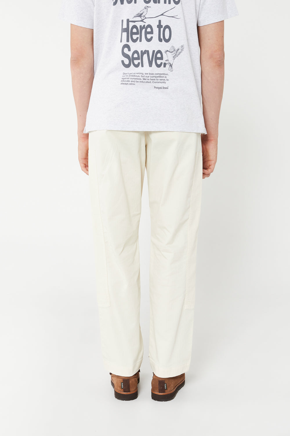 CREAM CONTRAST TREK TROUSER