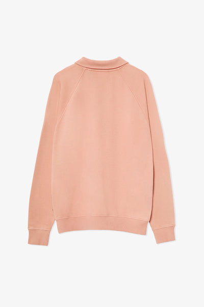 DARK PINK ZIPPER SWEAT