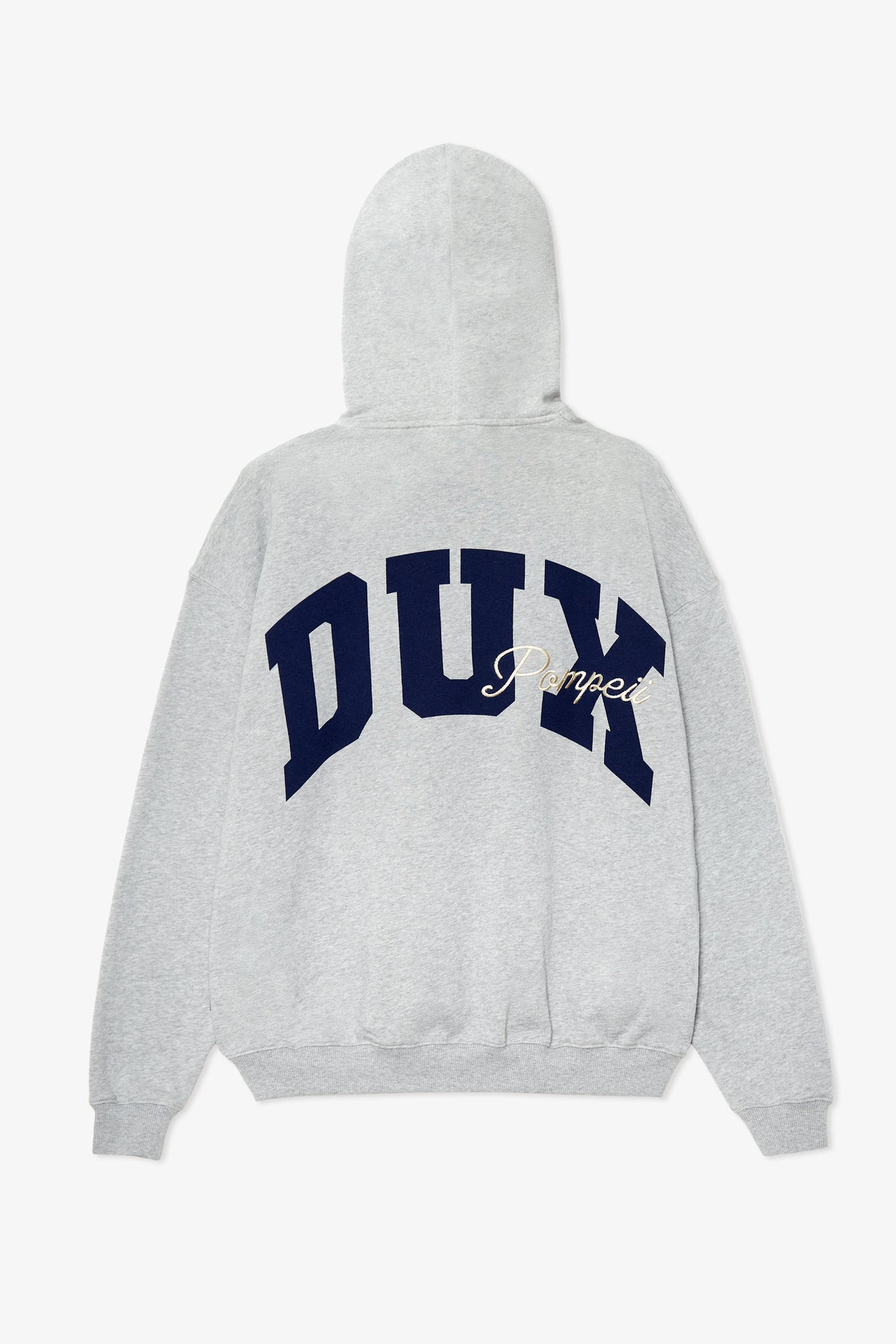 SWEAT À CAPUCHE EN MÉLANGE GRIS DUX