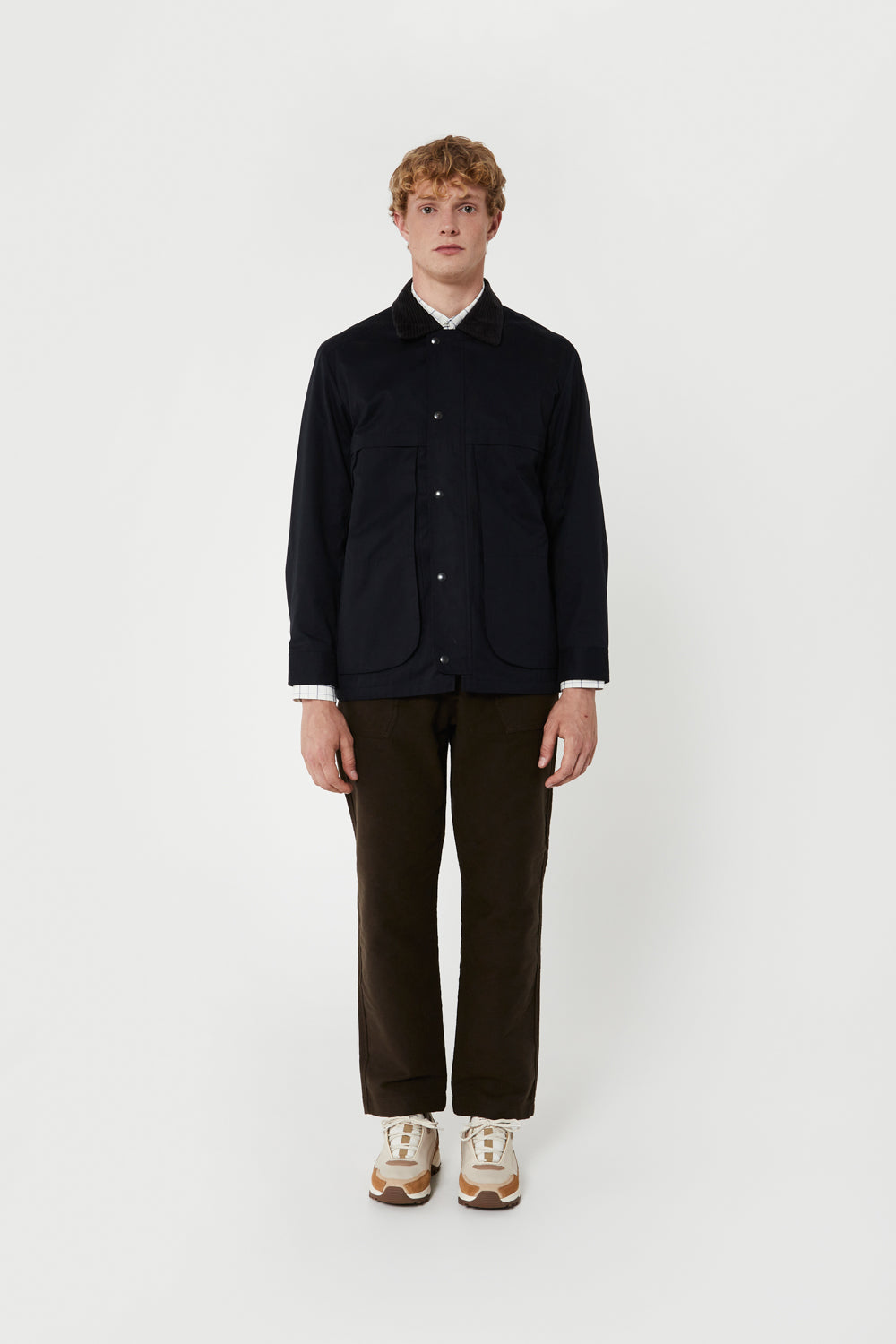 DUSKY CONTRASTED FIELD JACKET