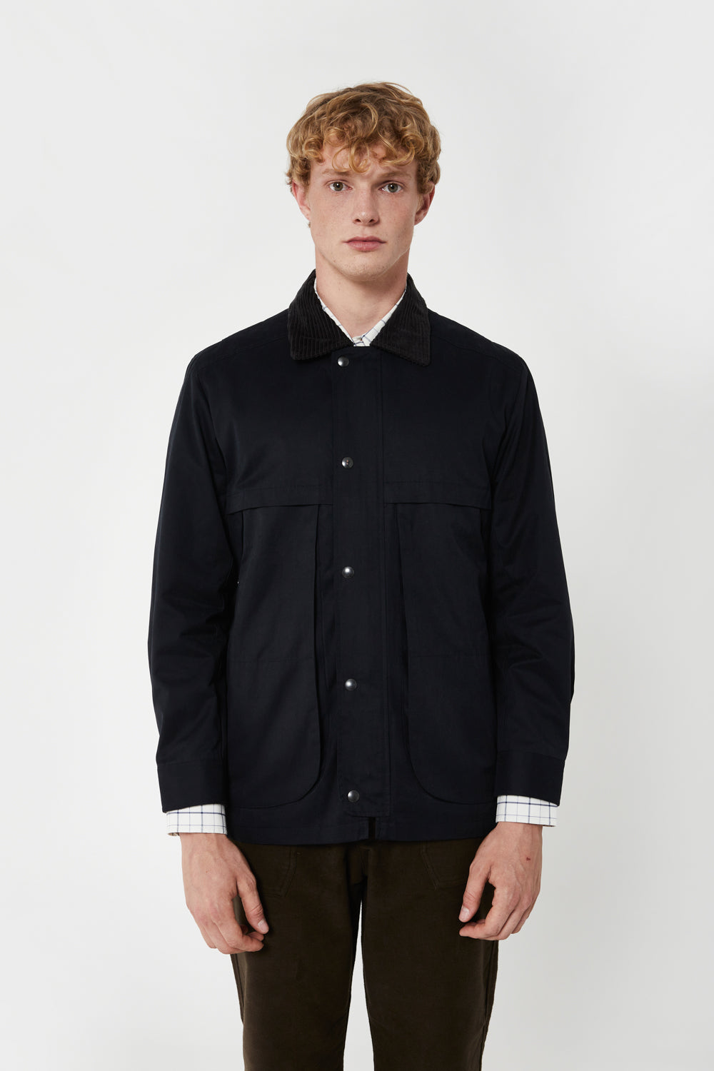 DUSKY CONTRASTED FIELD JACKET