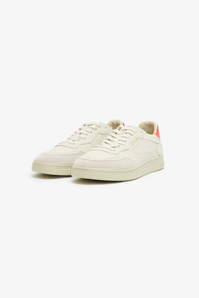 ELAN LEATHER ECRU CORAL