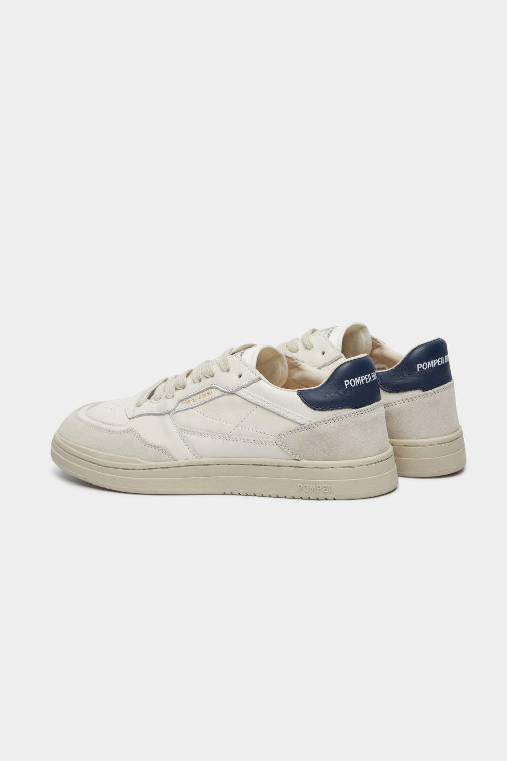 ELAN LEATHER ECRU NAVY