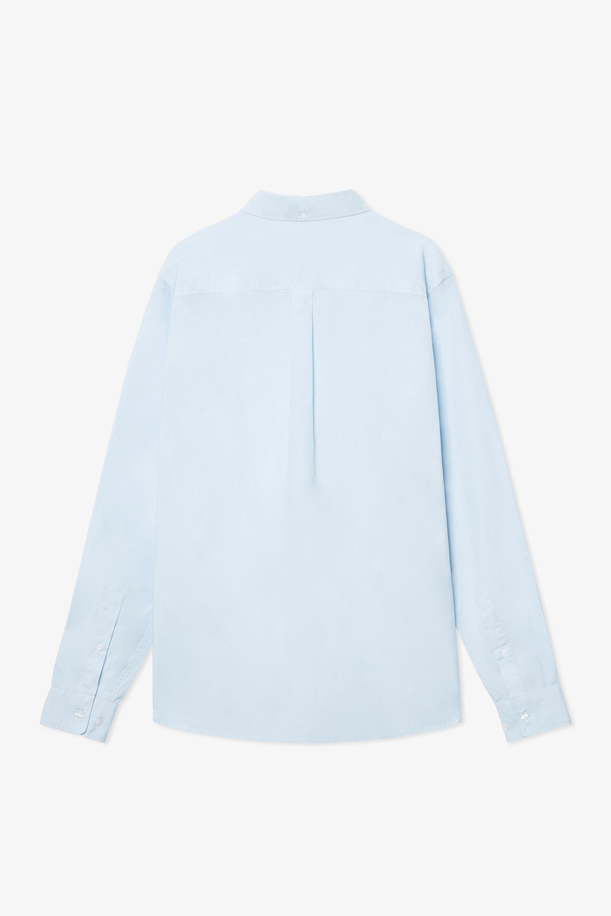 EMILIO SHIRT EN COTON BLEU CLAIR