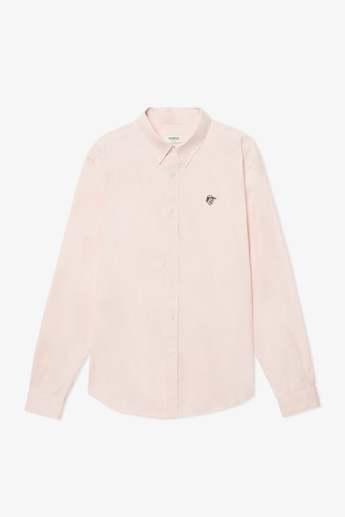 EMILIO SHIRT EN COTON ROSE CLAIR
