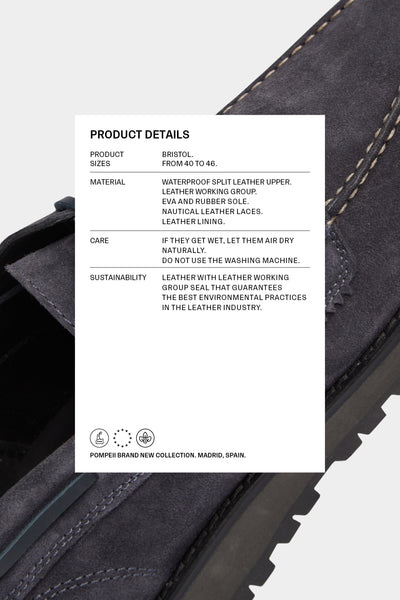 BRISTOL SUEDE HYDRO DENIM
