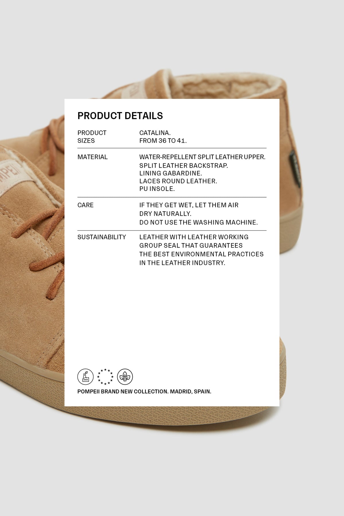 CATALINA FLEECE SUEDE HYDRO INCIENSE