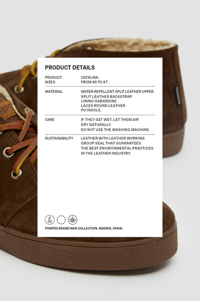 CATALINA SUEDE HYDRO BROWN MINK