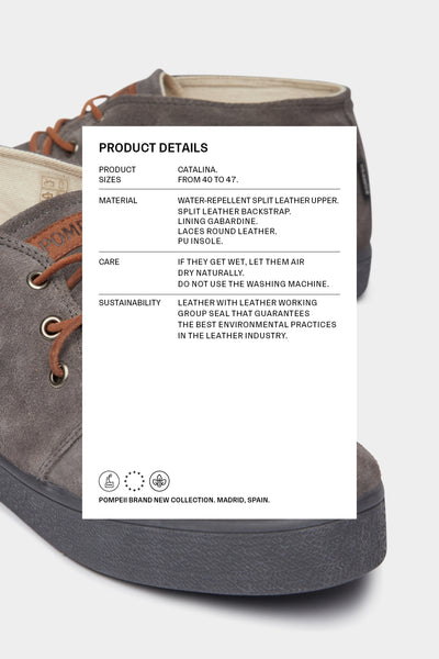 CATALINA SUEDE HYDRO CHARCOAL PIGEON