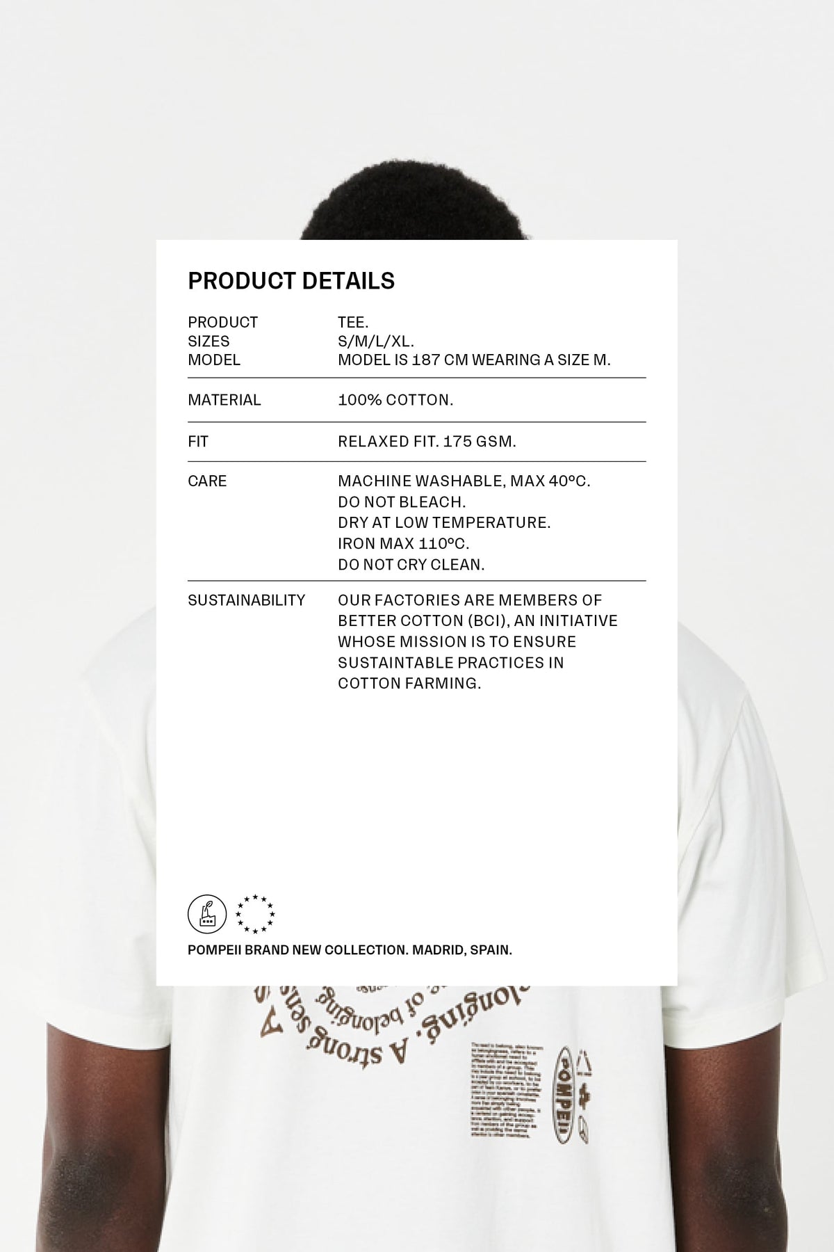SENSE OF BELONGING OFF WHITE TEE