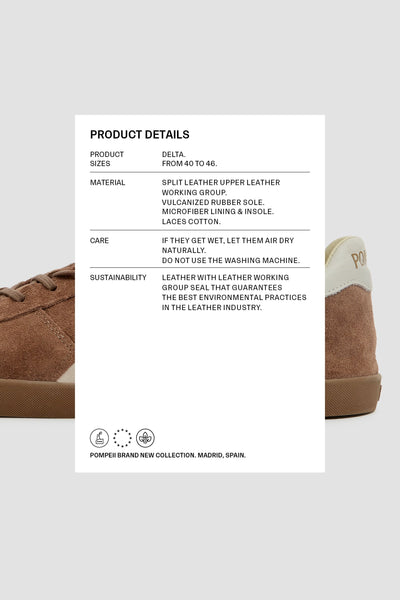 DELTA SUEDE BROWN