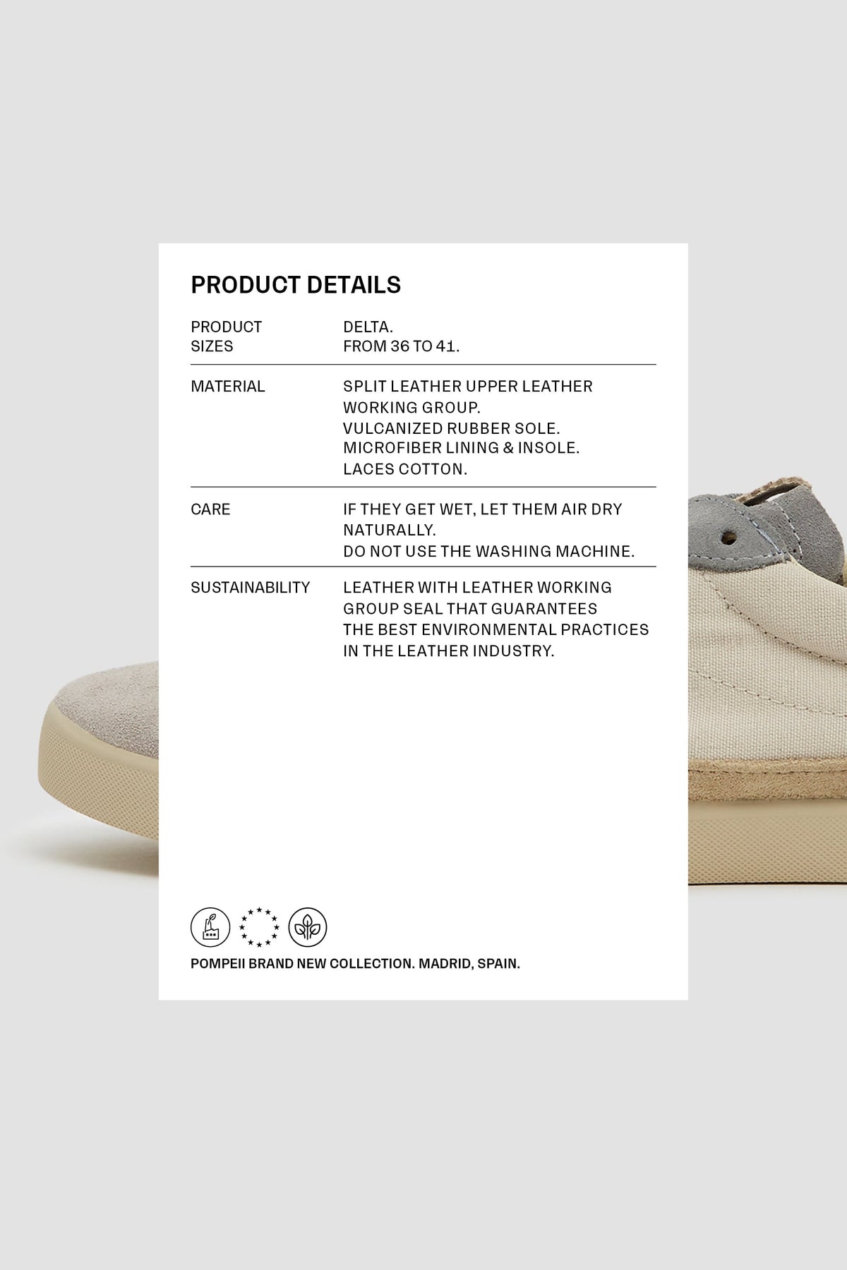 DELTA SUEDE SLATE