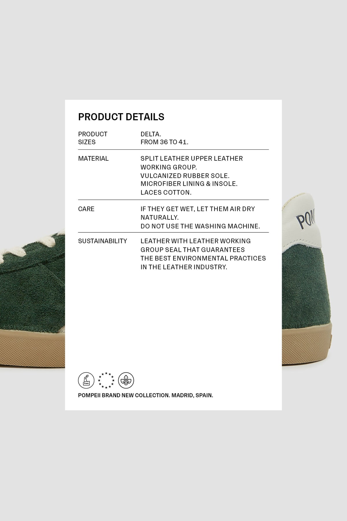 DELTA SUEDE SPRUCE