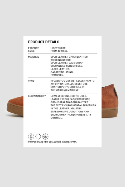 HIGBY SUEDE HYDRO TAUPE ROAST