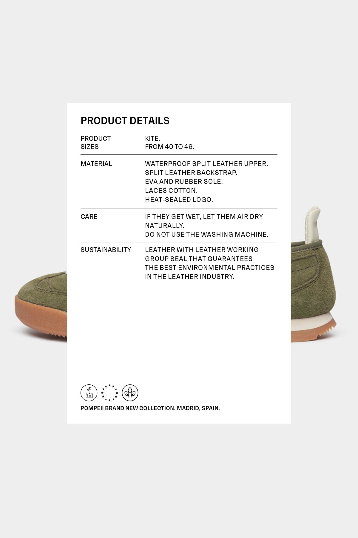 KITE FULL SUEDE RETRO KHAKI