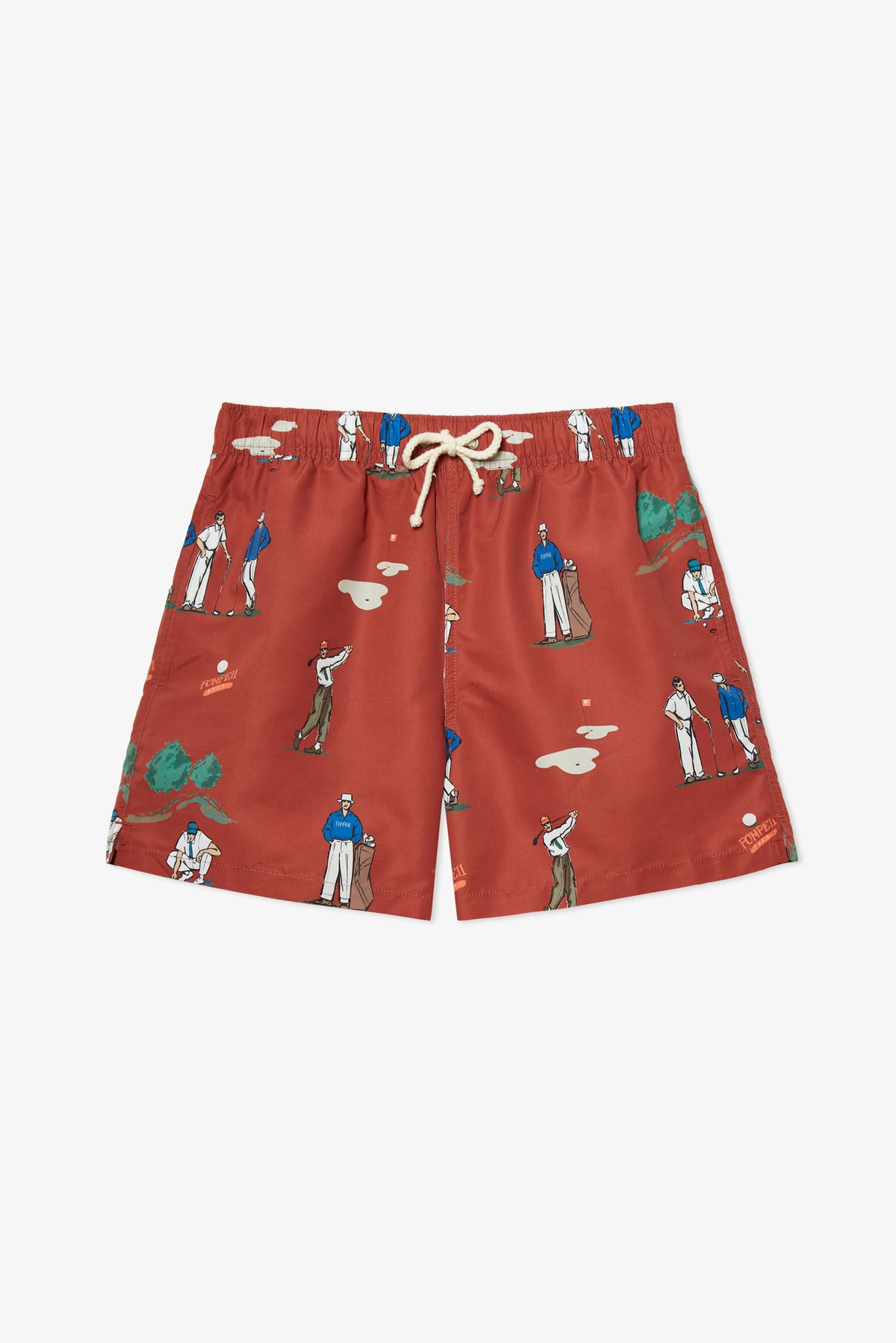 MAILLOT DE BAIN GOLF ROUGE RUBIS