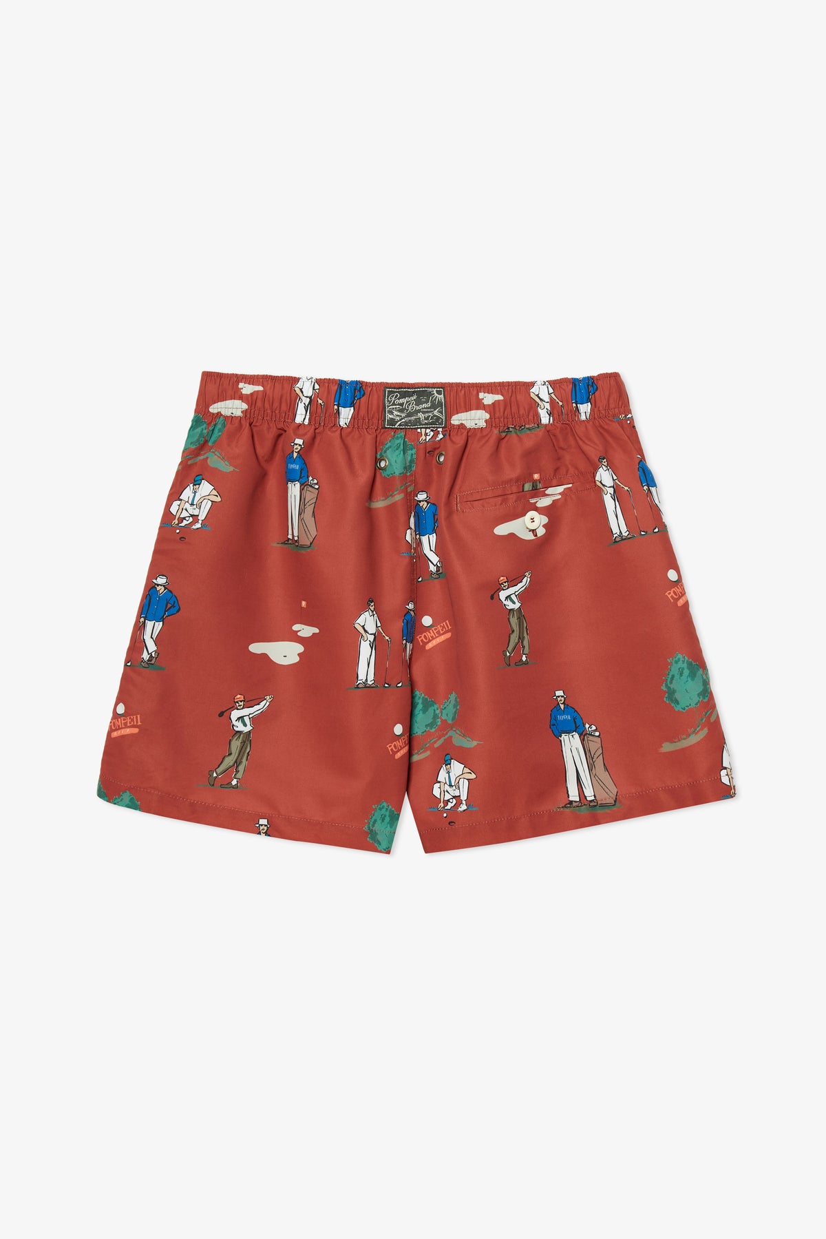 MAILLOT DE BAIN GOLF ROUGE RUBIS