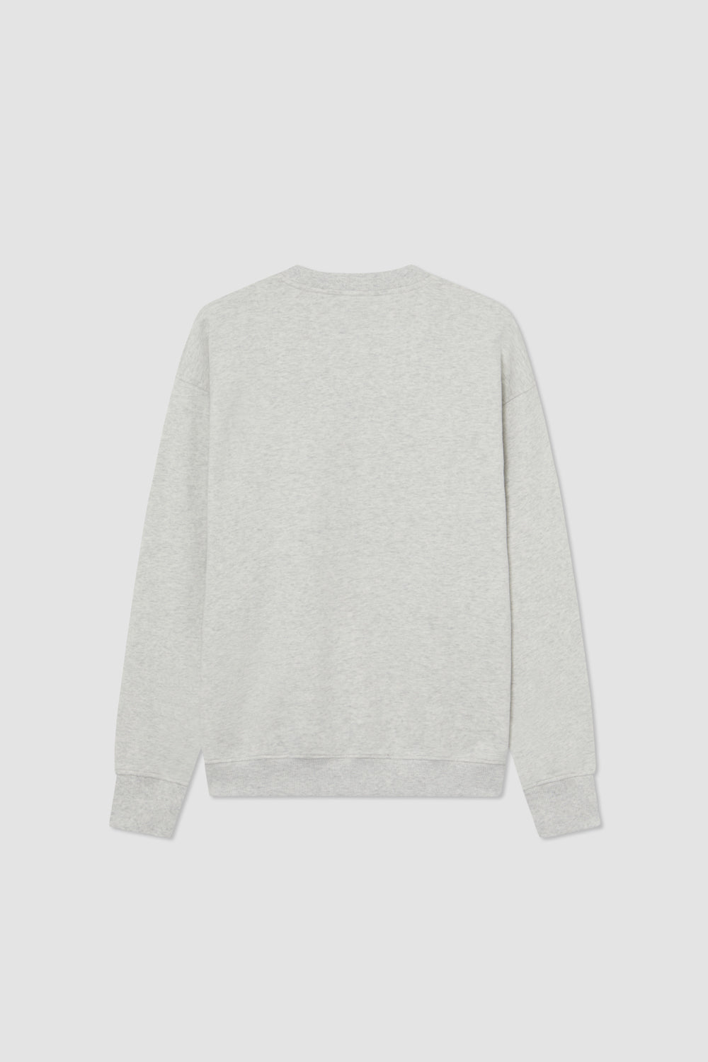 GREY MELANGE GRAPHIC CREWNECK