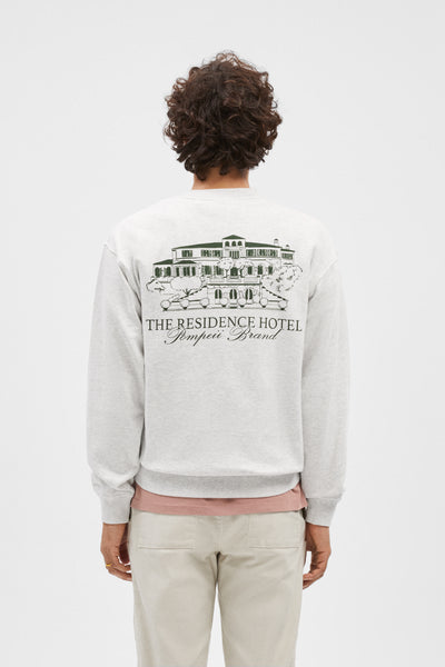 GREY RESIDENCE HOTEL GRAPHIC CREW NECK