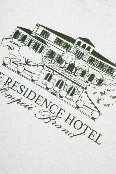 GREY RESIDENCE HOTEL GRAPHIC CREW NECK