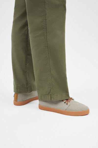 HIGBY CANVAS GREY CARAMEL