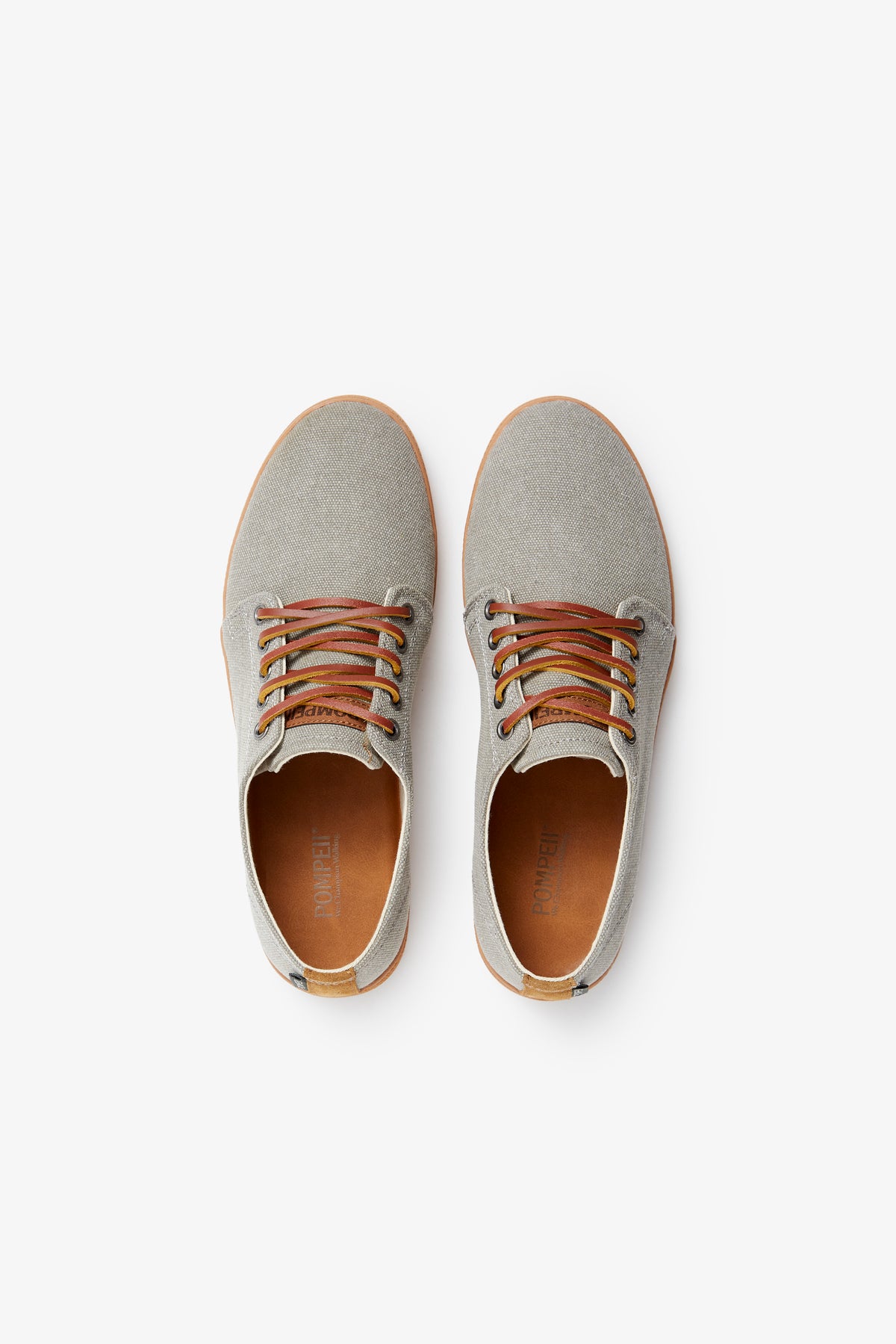 HIGBY CANVAS GREY CARAMEL