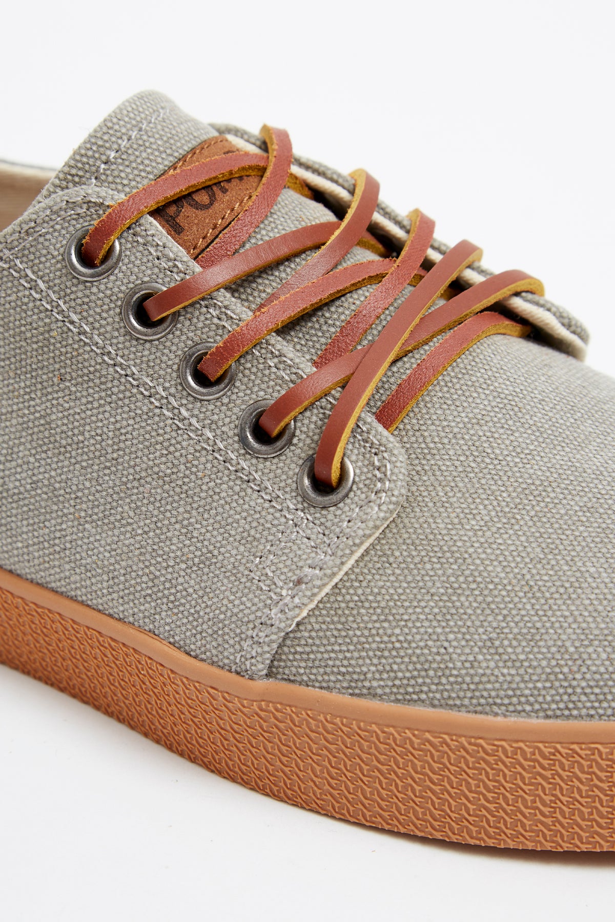 HIGBY CANVAS GREY CARAMEL