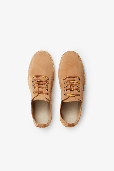 HIGBY JUTE SUEDE CARAMEL