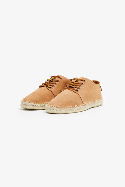 HIGBY JUTE SUEDE CARAMEL