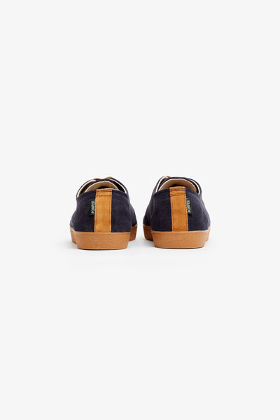 HIGBY SUEDE HYDRO NAVY CARAMEL