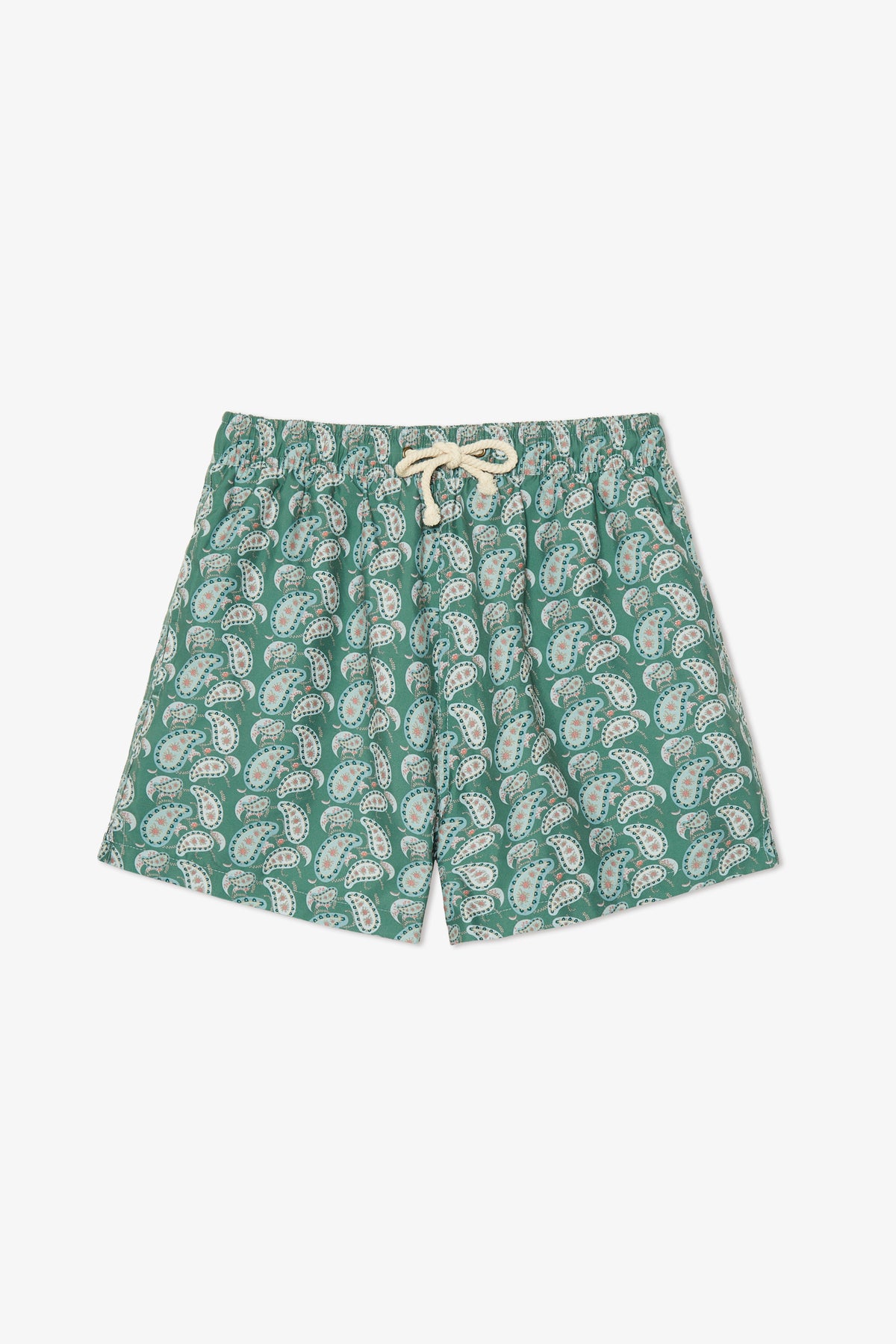 KHAKIFARBENE GROSSE PAISLEY-BADEHOSE