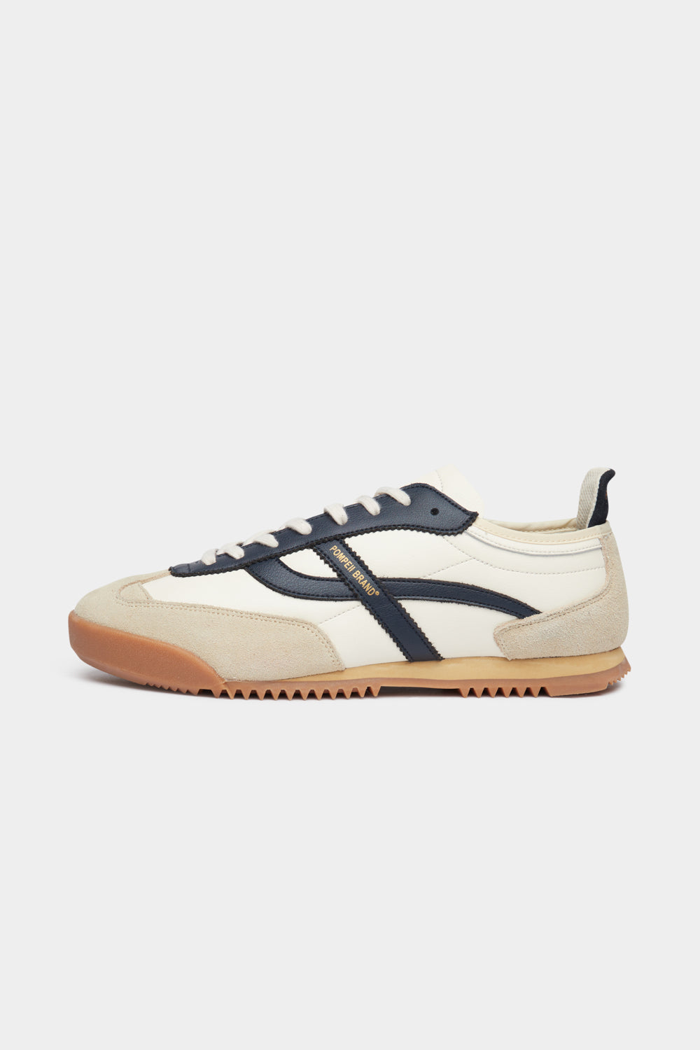 RETRO EM COURO DE PAPAGAIO NAVY WHITE