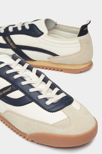 KITE LEATHER RETRO NAVY WHITE