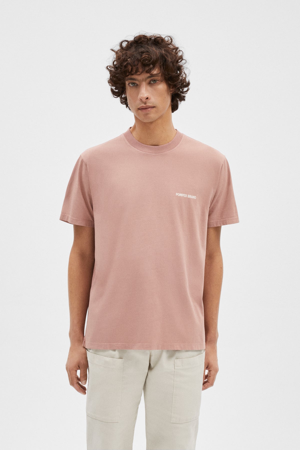 LOGO DARK PINK TEE