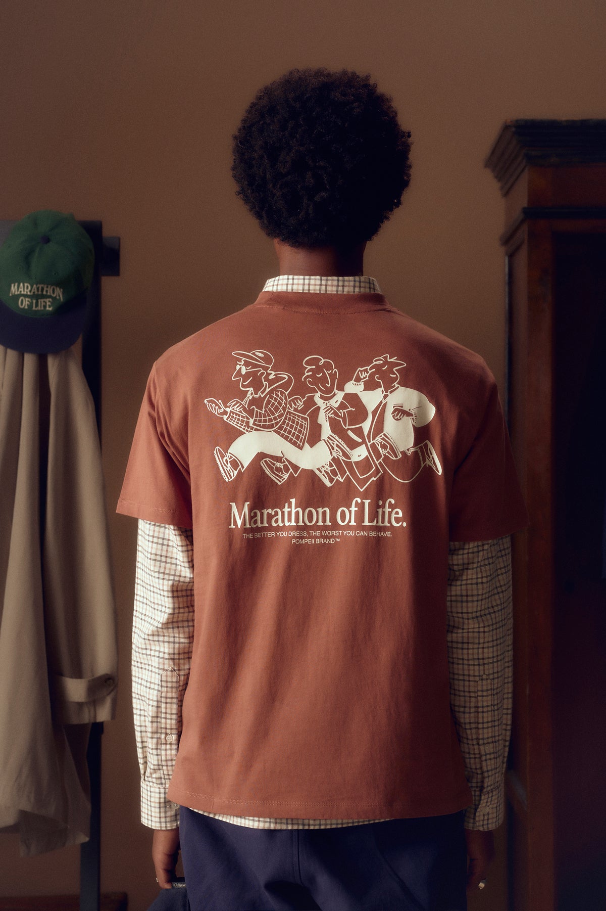 MARATHON OF LIFE RUST TEE