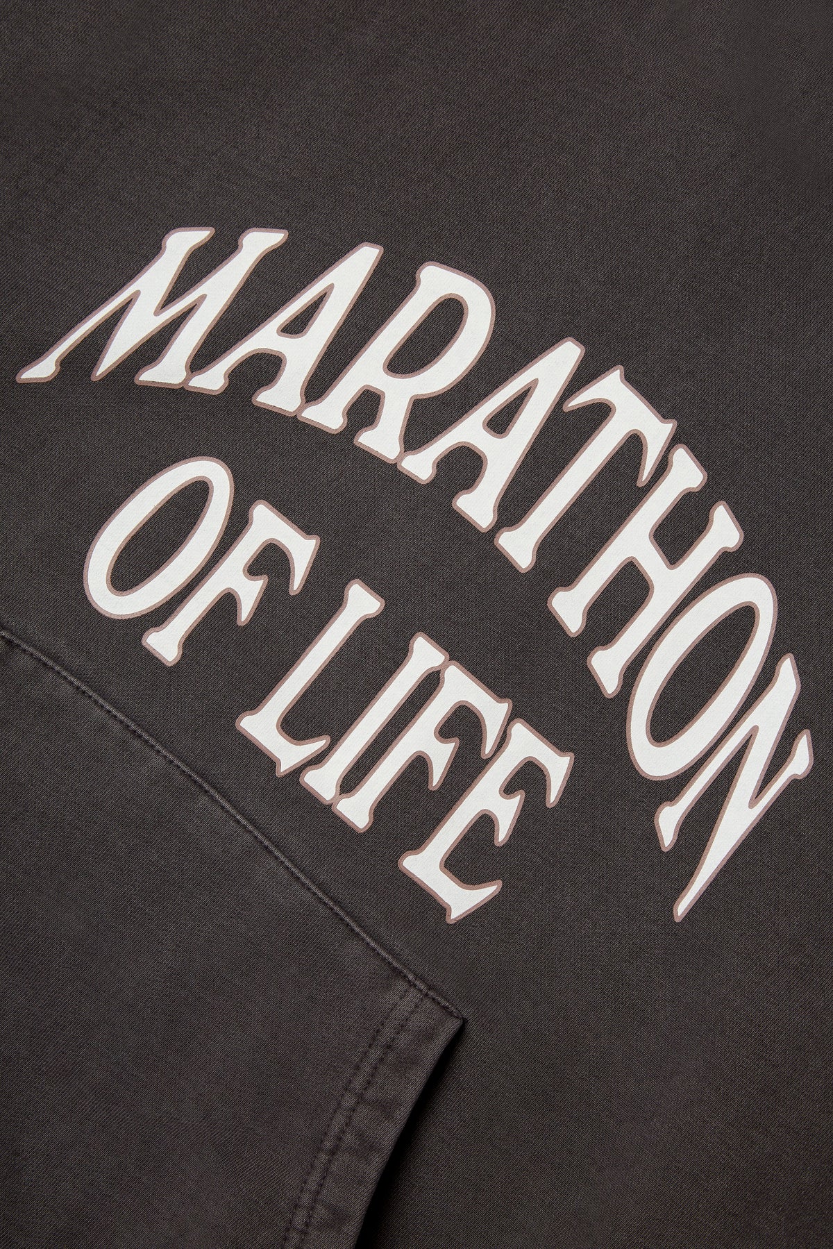 CHARCOAL MARATHON REGULAR HOODIE